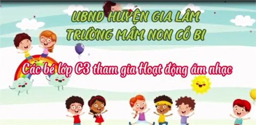 Chúng mình cùng đến với âm nhạc với các bé lớp MGB C3 nhé